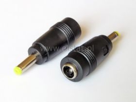 Adapter gn. 2.1/5.5 --> wtyk 1.3/3.4mm