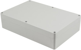 PC enclosure, (L x W x H) 240 x 160 x 60 mm, light gray (RAL 7035), IP68, 1554VAL2GY