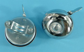 DZWONEK ROWEROWY METAL STAL