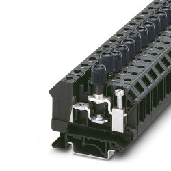 Modularna kostka styków Phoenix Contact poziomy: 1 24 → 6AWGŚruba UK 10-DREHSI/K(5X25) 500 V