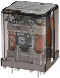 Relay, 2 Form A (N/O), 110 V (AC), 1.2 kΩ, 16 A, 400 V (AC), 62.22.8.110.4300