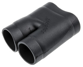 Łącznik T., 2-palczasta, Czarny, materiał: Elastomer odporny na płyny, 13.2mm,TE Connectivity