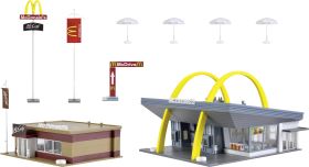 Restauracja fast food McDonald's z McCafé Zestaw do złożenia Vollmer 43635 H0 1 szt.