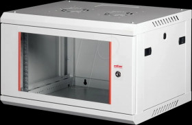 26210123 19" wall-mounted housing, 6U, 450mm depth, gray