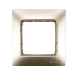 Ramka pojedyncza karton-gips złoty mat DRK1/44 Kontakt Simon54