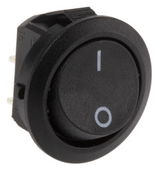 Przełącznik kołyskowy Wł.-wył. Nie 12 A SPST Czarny IP40 Marquardt
