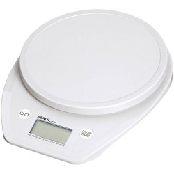 Maul 1646002 Letter Scales 5000g Range 1g Readability Battery-Powered White
