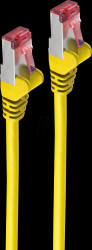 BS75711-AY patch cable, Cat.6A, PIMF, LSZH, yellow 1 m