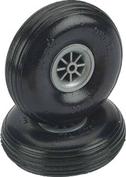 DU-BRO Opony piankowe z felgą z tworzywa sztucznego, z profilem 63 mm 2 szt.