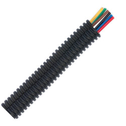 Sealey CTS1210 Convoluted Cable Sleeving Split &#xD8;12-16mm 10m
