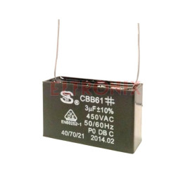 KONDENSATOR 3V/450V 5% JY-201 CBB61 38X28X17MM