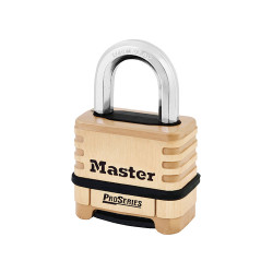 Master Lock 1175D ProSeries&#xAE; Brass 4 Digit Padlock 57mm