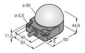 Lampa okrągła Turck K50FLXXYP światło ciągłe