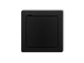 DECO Nadajnik 1-klawiszowy 2-kanałowy do systemu Exta Free czarny mat 12DEF-1 KARLIK