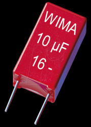 MKS0C031000C00KSSD MKS02 PET capacitor, 100 nF, 10 %, 63 VDC, RM 2.5