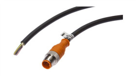 Złącze Kablowe Wtyk Prosty M12 8-Pinowe Druga Końcówka Niezarobiona 5M Pur...