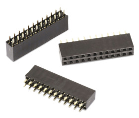 Gniazdo PCB 32 -pinowe 2 -rzędowe raster: 2.54mm typu płytka – płytka Proste Przewlekany