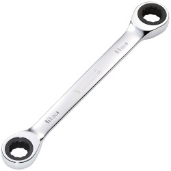 Draper 27736 HI-TORQ® Metric Double Ratchet Ring Spanner, 10 x 11mm