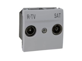 UNICA Gniazdo antenowe RTV/SAT końcowe bez ramki montażowej biel polarna MGU3.455.18 SCHNEIDER ELECTRIC