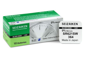 Bateria srebrowa Seizaiken SEIKO 364 / SR621SW / SR60 / AG1