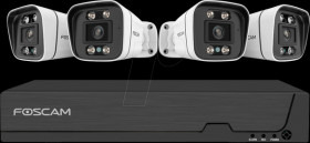 FOSCAM FN 9108 E B4 2T (WHITE) Network video recorder, set incl. 4 cameras