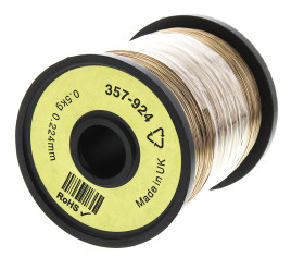 Przewód miedziany 0.22mm 0,04 mm² 30 AWG 1/0,22 mm dł. 1300m