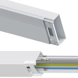 Korytko na kable Listwa Kanał Elektroinstalacyjny 40x90x2000mm 2m Zielonka