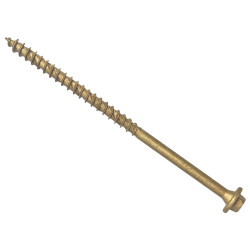 ForgeFix Hexagonal/Torx&#xAE; Compatible Timber T30 Screws Tan 7x150mm Tub 50