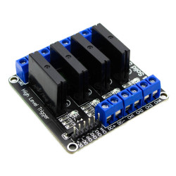 Moduł przekaźników SSR 4 kanały 5V High trig