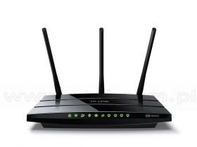 TP-Link Archer VR400, Bezprzewodowy router dwupasmowy Dual-band 1200AC z modemem ADSL2+, standard AC, 1200Mb/s, gigabitowe porty
