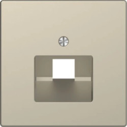 Merten Płytka centralna gniazda.RJ45 ukośnego D-Life piasek MTN4521-6033