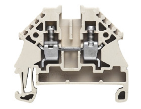 Blok zacisków przelotowych Weidmuller poziomy: Pojedynczy 26 → 10AWGŚruba W 32A 500 V