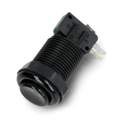 Arcade Concave Button 3,5cm - czarny - SparkFun COM-09339