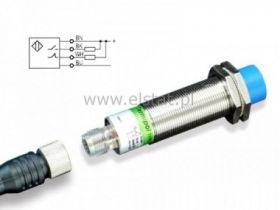 Czujnik indukcyjny 12mm prosty ( NPN, NO, NC; M12)