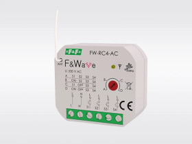 Radiowy czterokanałowy nadajnik zdalnego sterowania 230V AC FiWave FW-RC4AC