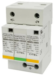 Ogranicznik fotowoltaiczny DC 1000V Typ 2 C 40/60kA 3P - CITEL C480341
