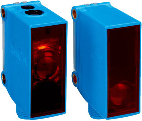 Czujniki fotoelektryczne Przez wiązkę Prostokątny SICK PNP zakres 700 mm LED