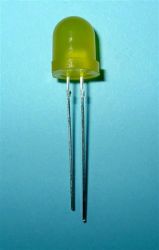 LED 8mm YELLOW MATOWA