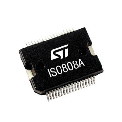 ISO808A Galvanic isolated octal high-side power solid state relay with SPI interface for high inductive loads