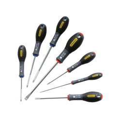 Stanley 0-65-425 FatMax Screwdriver Set Parallel / Flared / Pozi Set Of 7