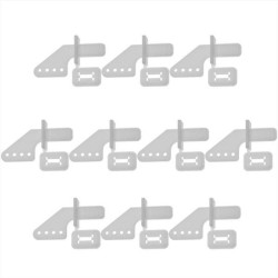 Dźwignia Sterów - 10szt - zaciskana - 21x11 mm - Orczyk