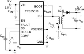 2.95V To 6V Input, 2W, Isolated DC/DC Converter with Integrated FETS