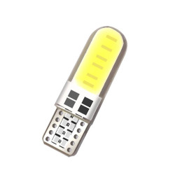 Dioda LED T10 COB 12SMD SILICA W5W żarówka Biała 12V