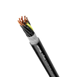 Control Cable liczba żył 5 4 mm² Ekranowany Lapp Czarny