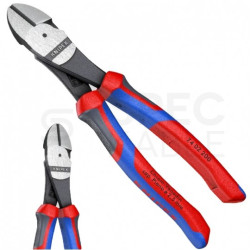 Szczypce boczne tnące ze zwiększonym przełożeniem 200mm fosforanowane KNIPEX 74 02 200