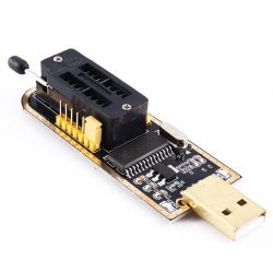 Programator USB CH341 szeregowych pamięci SPI Flash i EEPROM oraz konwerter USB-TTL ISP Gold