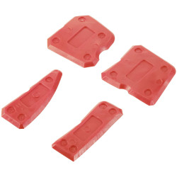 Toolcraft TO-7786530 Glue Scraper Set of 4 Durable &amp; Ergonomic Design