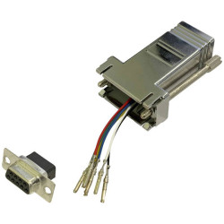 BKL 10121102 Adapter D-sub 9-pin to RJ12 socket freely assembled