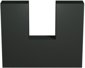 U core, N27, 5400 nH, -20/+30 %, (L x W x H) 93 x 76 x 20 mm, B67345B0001X027