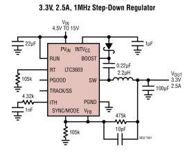 2.5A, 15V Monolithic Synchronous Step-Down Regulator